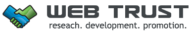 Web-Trust. research. development. promotion.
